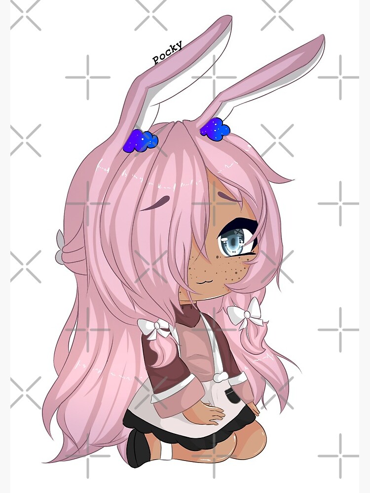 Gacha Bunny Girl Gacha Life Art Sticker -  Finland