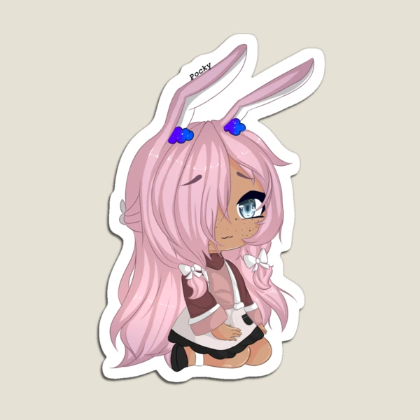 Gacha Bunny Girl Gacha Life Art Sticker -  Finland