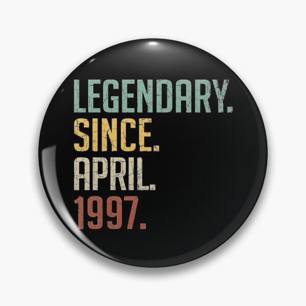 Item preview, Legendary Since April 1997 24th Birthday Gift 24 Years Old Vintage April 1997 designed and sold by Takatv.