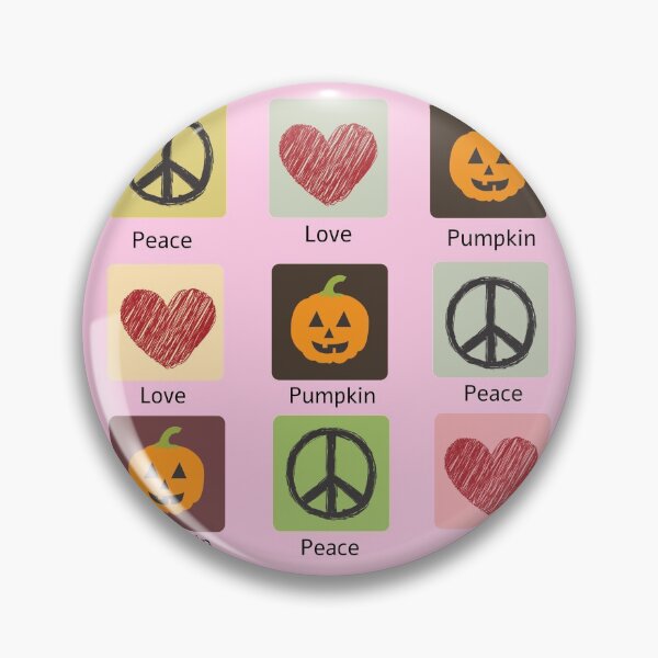 Item preview, Peace Love Pumpkin App Icons Pattern designed and sold by somebasic.