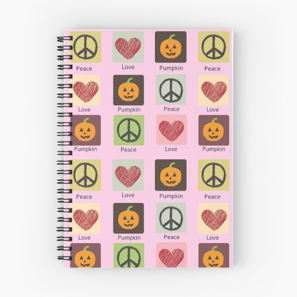 Item preview, Peace Love Pumpkin App Icons Pattern designed and sold by somebasic.