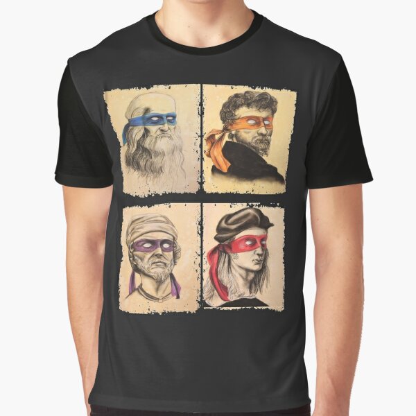 Funny Italian Artists Turtles Art Lovers Gift Renaissance Ninja Artists for  women men Active T-Shirt for Sale by Roxan58