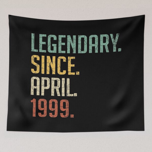Item preview, Legendary Since April 1999 22nd Birthday Gift 22 Years Old Vintage April 1999 designed and sold by Takatv.