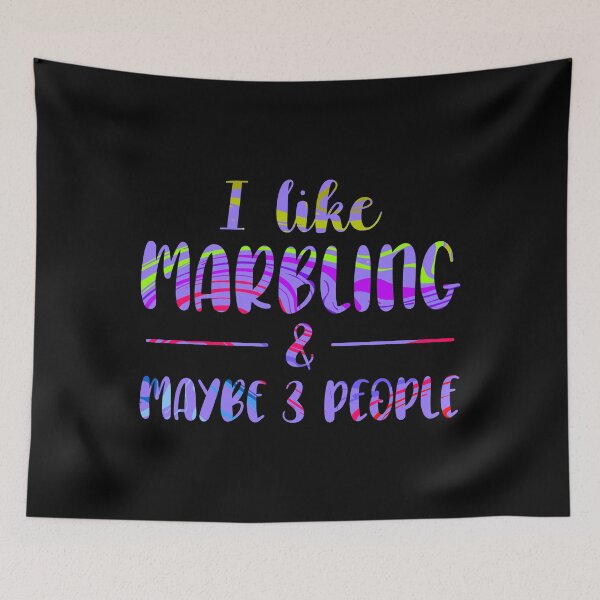 Item preview, Funny Art Hobby I Like Marbling product designed and sold by jakehughes2015.