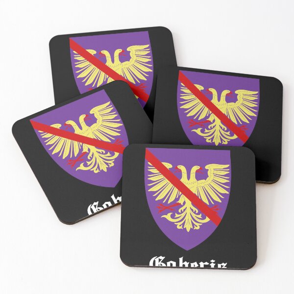 Item preview, Heraldry of Gaheris with Text designed and sold by ScapegoatPrints.