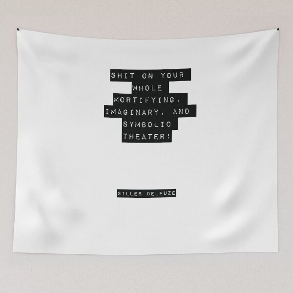 Item preview, Gilles Deleuze Quote designed and sold by RJ123.
