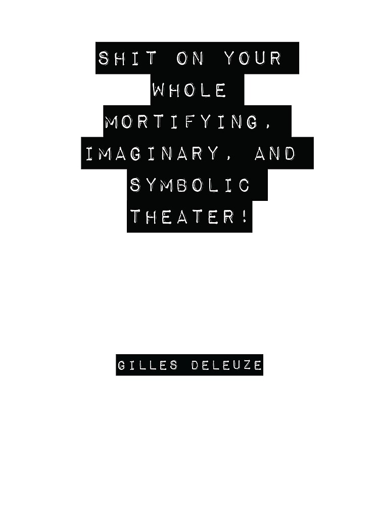 Thumbnail 3 von 3, Tuch, Gilles Deleuze Quote designt und verkauft von RJ123.