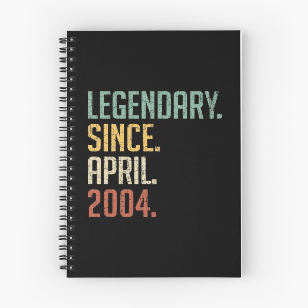 Item preview, Legendary Since April 2004 17th Birthday Gift 17 Years Old Vintage April 2004 designed and sold by Takatv.