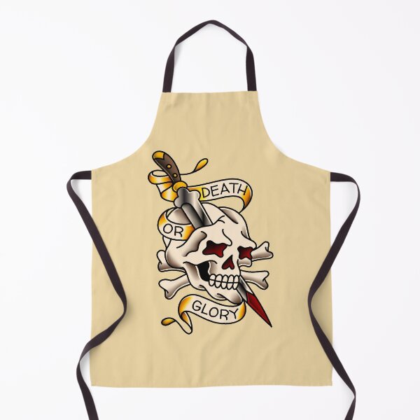 Item preview, Salty-Dog American Traditional Death or Glory Skull designed and sold by salty-dog.