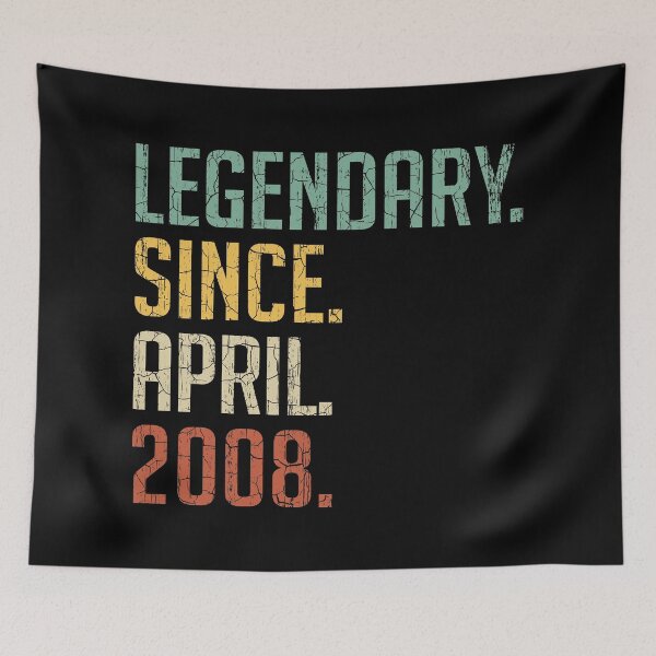 Item preview, Legendary Since April 2008 13rd Birthday Gift 13 Years Old Vintage April 2008 designed and sold by Takatv.