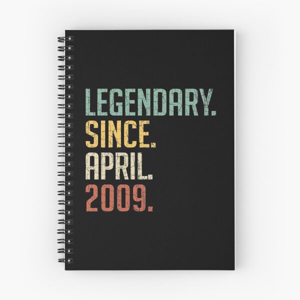 Item preview, Legendary Since April 2009 12nd Birthday Gift 12 Years Old Vintage April 2009 designed and sold by Takatv.
