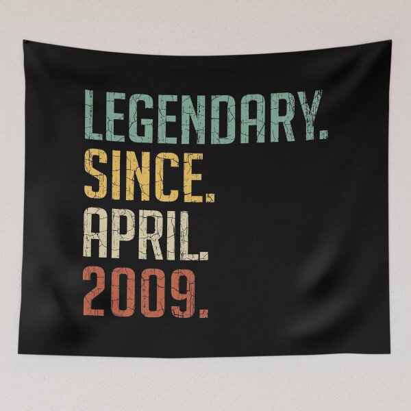 Item preview, Legendary Since April 2009 12nd Birthday Gift 12 Years Old Vintage April 2009 designed and sold by Takatv.