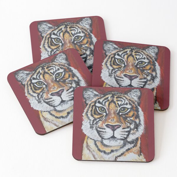 Item preview, Tiger Portrait, Kitty Cats by Nat designed and sold by KittyCatsbyNat.