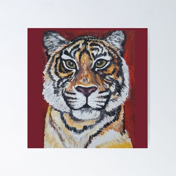 Item preview, Tiger Portrait, Kitty Cats by Nat designed and sold by KittyCatsbyNat.