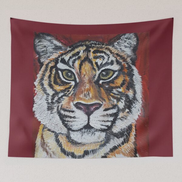 Item preview, Tiger Portrait, Kitty Cats by Nat designed and sold by KittyCatsbyNat.