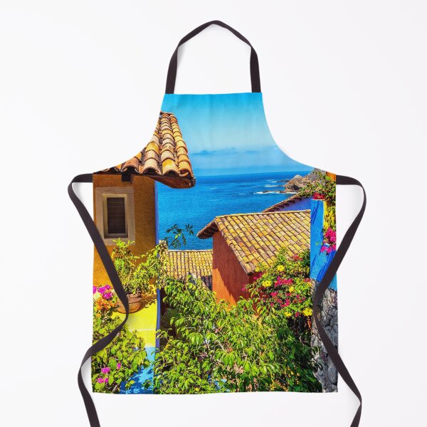 Item preview, Flowered Villas on the Pacific Coast designed and sold by JBlaisDesign.