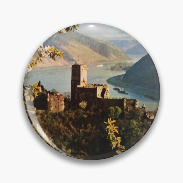 Item preview, Der Rhein retro poster designed and sold by CorasPosters.