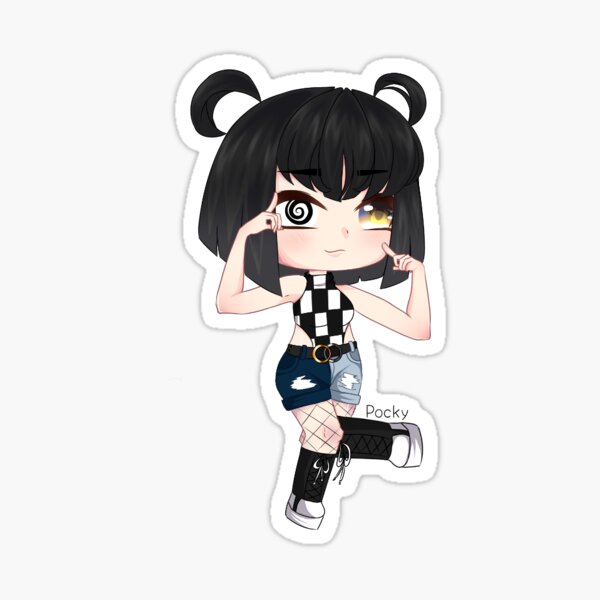 Gacha Life Girl Stickers For Sale Redbubble