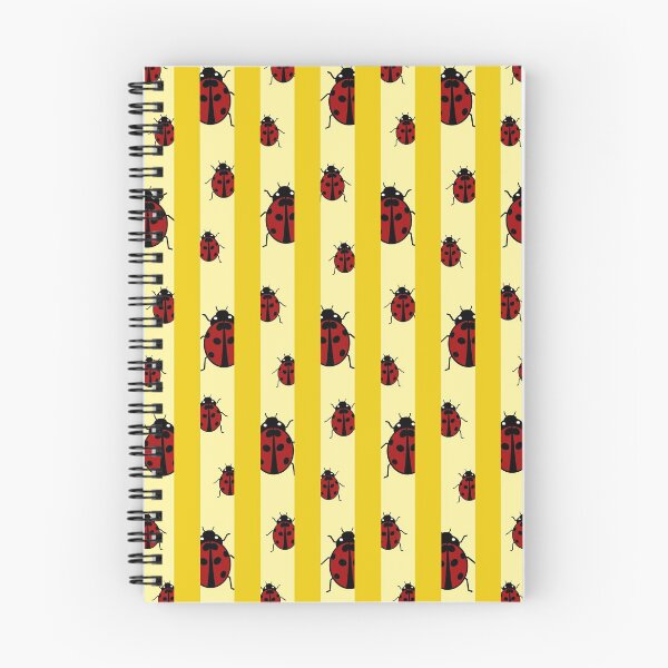 Item preview, Red Ladybird Horizontal Lines Yellow and Light Yellow designed and sold by ByJezie.
