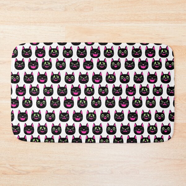 Item preview, Black Cat Many Faces Pattern  designed and sold by qitrechio.