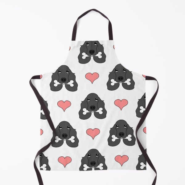 Item preview, English Cocker Spaniel Loves Bone - Black designed and sold by Lulupainting.
