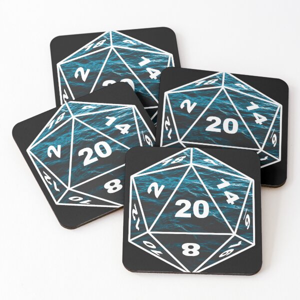 Item preview, Water D20 designed and sold by ashleykc9.