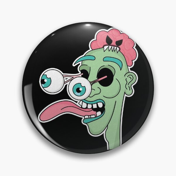 Item preview, The Evil Brain Monster designed and sold by GinaRivDesigns.