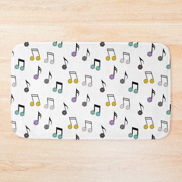 Item preview, D20 Musical Notes Pack black designed and sold by MixedBagMerch.