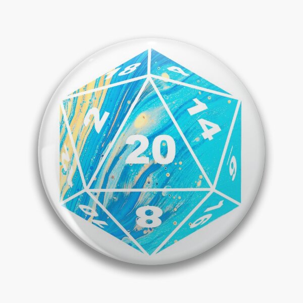 Item preview, Paint Splatter D20 designed and sold by ashleykc9.