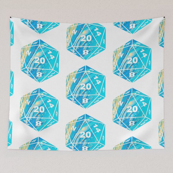 Item preview, Paint Splatter D20 designed and sold by ashleykc9.