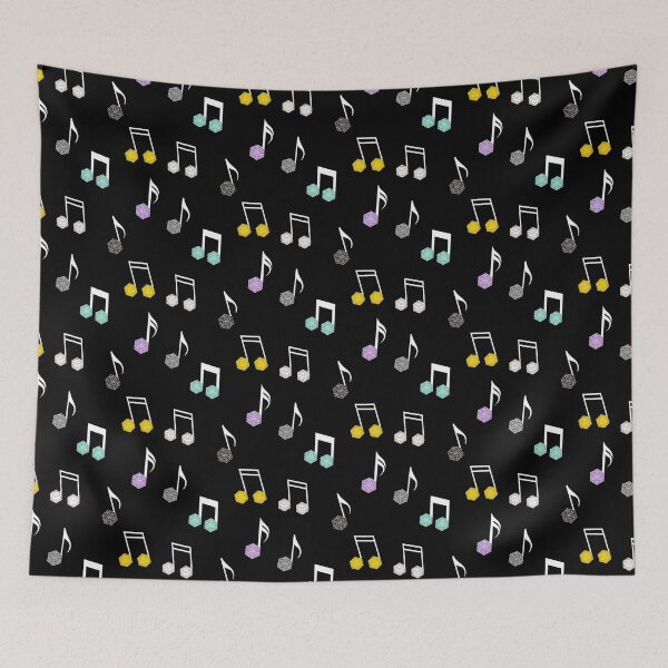 Item preview, D20 Musical Notes Pack white designed and sold by MixedBagMerch.