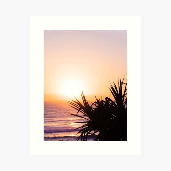 Hazy Summer Sunrise Art Print
