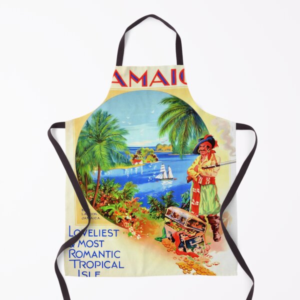 Artikelvorschau, Spend your holiidays in Jamaica retro poster entworfen und verkauft von CorasPosters.