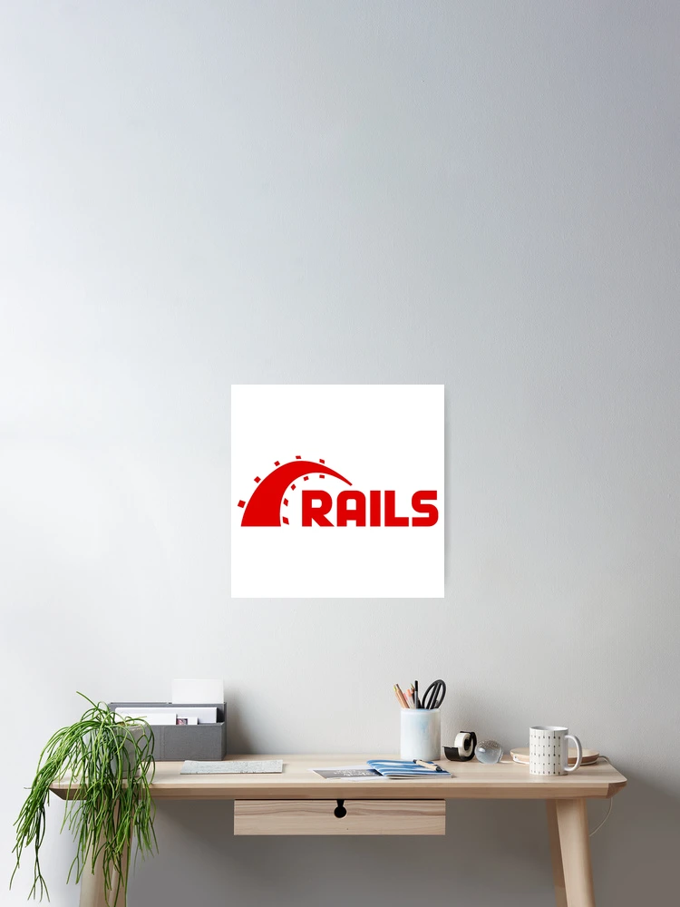 Thumbnail 2 of 3, Poster, Ruby on Rails Icon designed and sold by ienjoydogs.