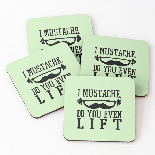 Item preview, Funny Workout Sayings Gifts I Mustache You If You Lift designed and sold by Sugar-Magnolia.