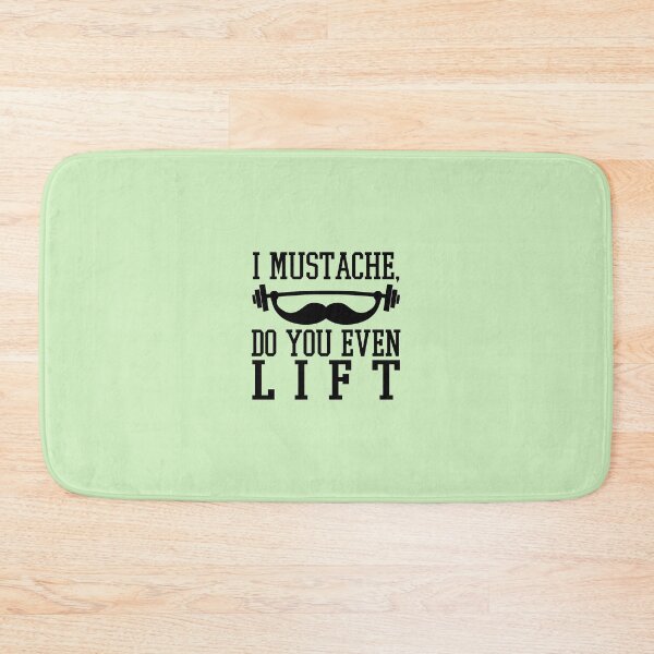 Item preview, Funny Workout Sayings Gifts I Mustache You If You Lift designed and sold by Sugar-Magnolia.