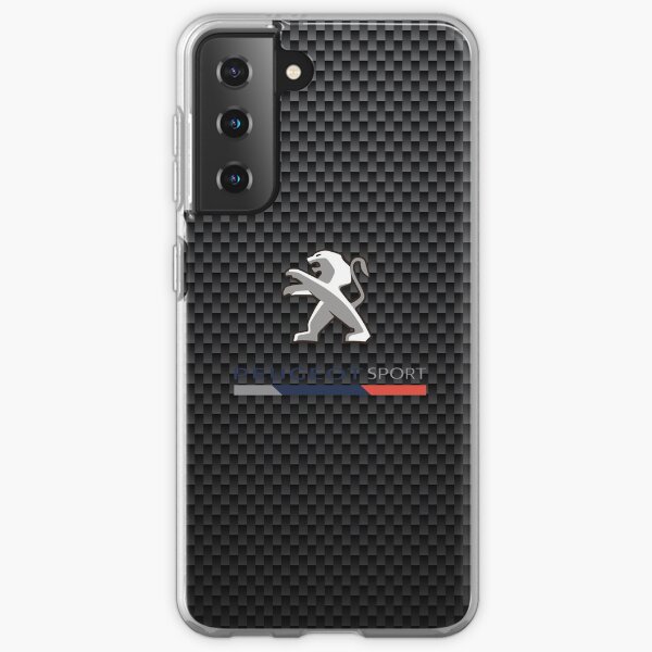 Peugeot Carbon Sport Logo Samsung Galaxy Flexible Hülle