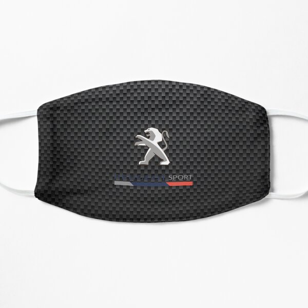 Logo Peugeot sport carbone Masque sans plis