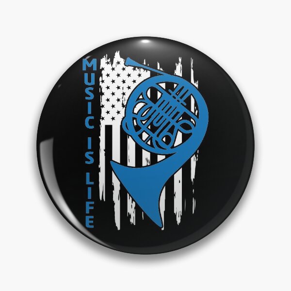 Item preview, French Horn Player | Music Is Life Brass Instrument Lover designed and sold by GravitiTees.