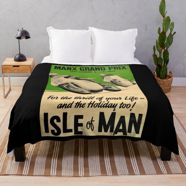 Item preview, Isle of Man retro poster designed and sold by CorasPosters.
