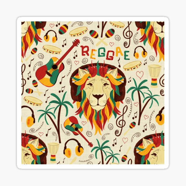Caribbean - Reggae Vibes Sticker