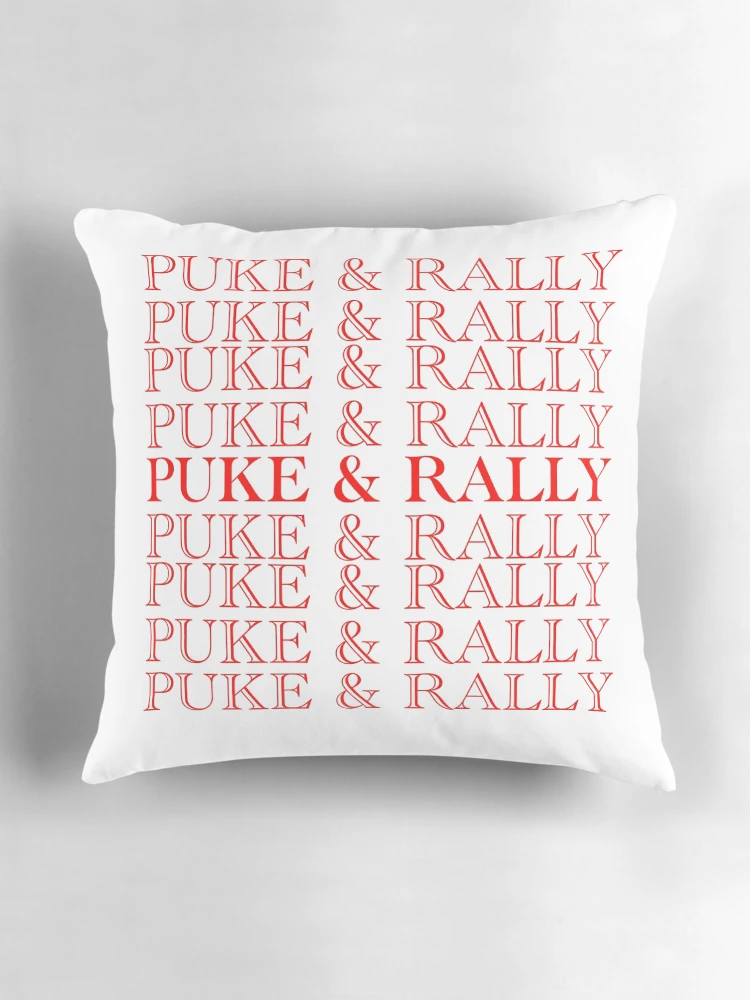 Thumbnail 3 of 4, Pillow, Puke and Rally designed and sold by SamDesignss.