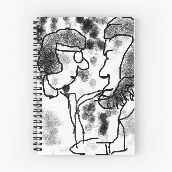 Item preview,  Pianist and Jazz Sax in living black and white designed and sold by Stacey Lazarus.