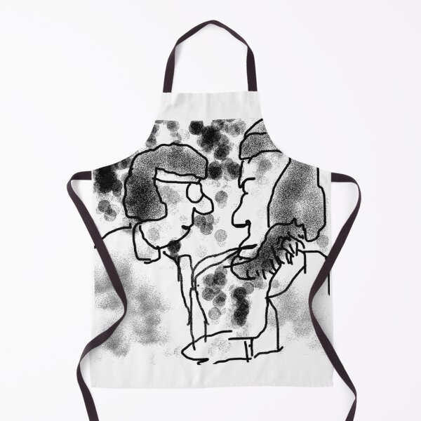 Item preview, Pianist and Jazz Sax in living black and white designed and sold by Stacey Lazarus.