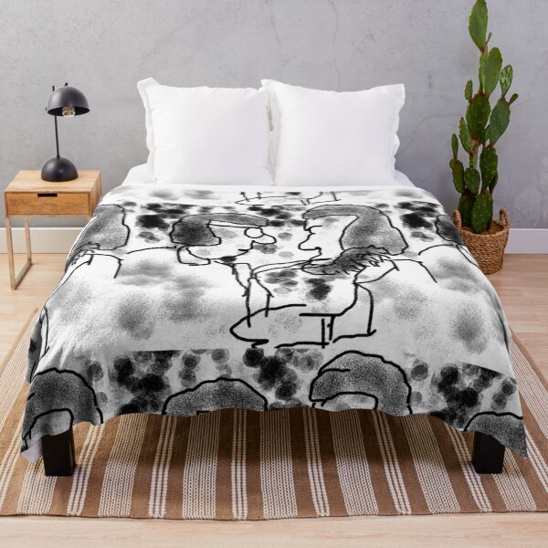 Item preview, Pianist and Jazz Sax in living black and white designed and sold by Stacey Lazarus.