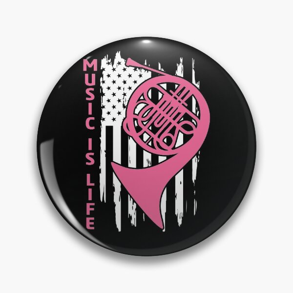 Item preview, French Horn Musician | Music Is Life Brass Instrument Lover designed and sold by GravitiTees.