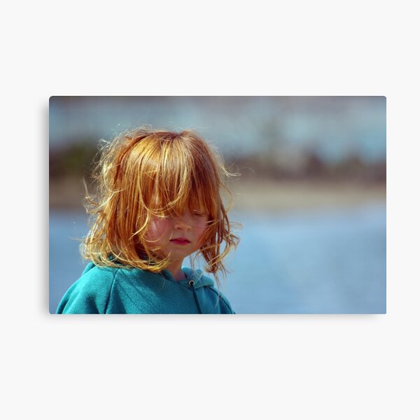 A little girl called Red Metal Print