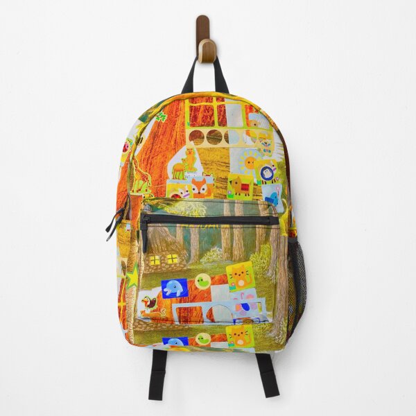 Item preview, Jack's collage about fire in the forest and all the scared animals designed and sold by JackHoganArt.