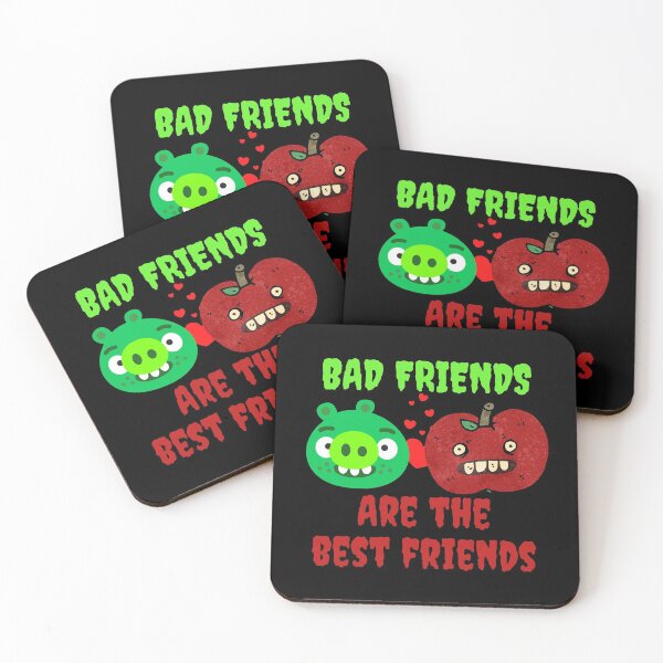 Item preview, Bad friends are the best friends designed and sold by The Sober Art.