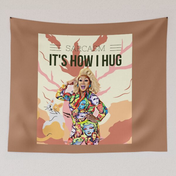 Item preview, Sarcasm, its how I hug designed and sold by HamiltonmagicTs.